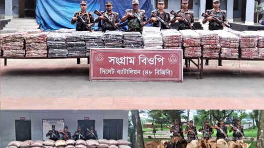 সিলেটে প্রায় দেড় কোটি টাকার চোরাই পন্য আটক