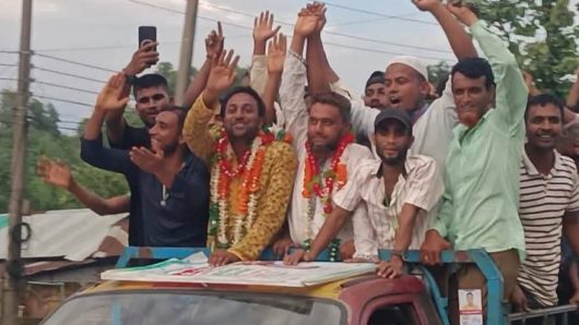 সিলেট এয়ারপোর্ট থানা ট্রাক-পিকআপ-কাভার্ড ভ্যান শ্রমিক ইউনিয়নের নির্বাচন সম্পন্ন