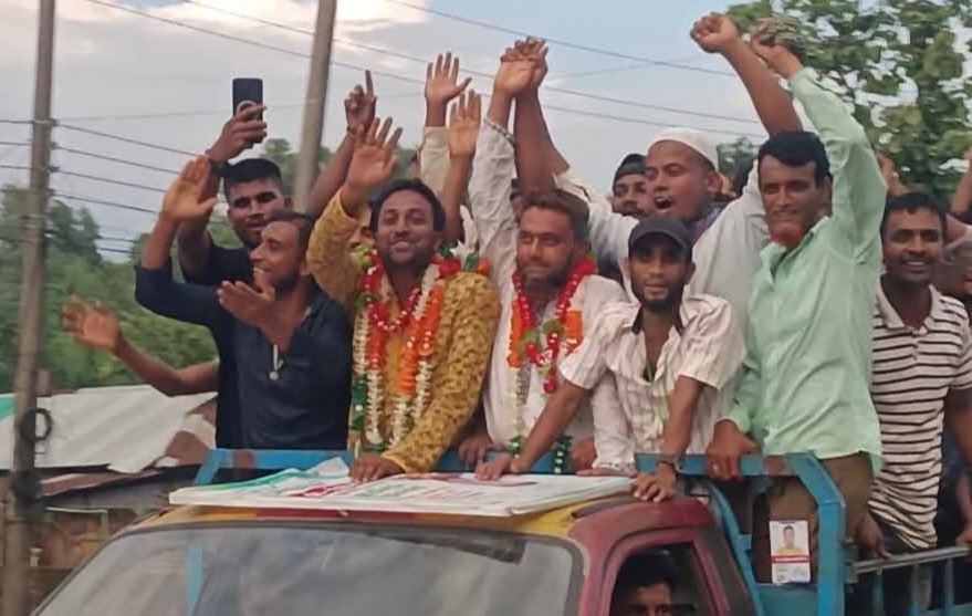 সিলেট এয়ারপোর্ট থানা ট্রাক-পিকআপ-কাভার্ড ভ্যান শ্রমিক ইউনিয়নের নির্বাচন সম্পন্ন
