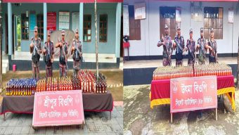 সিলেট সীমান্তে যৌথ অ ভি যা ন, কোটি টাকার চোরাই পণ্য জব্দ