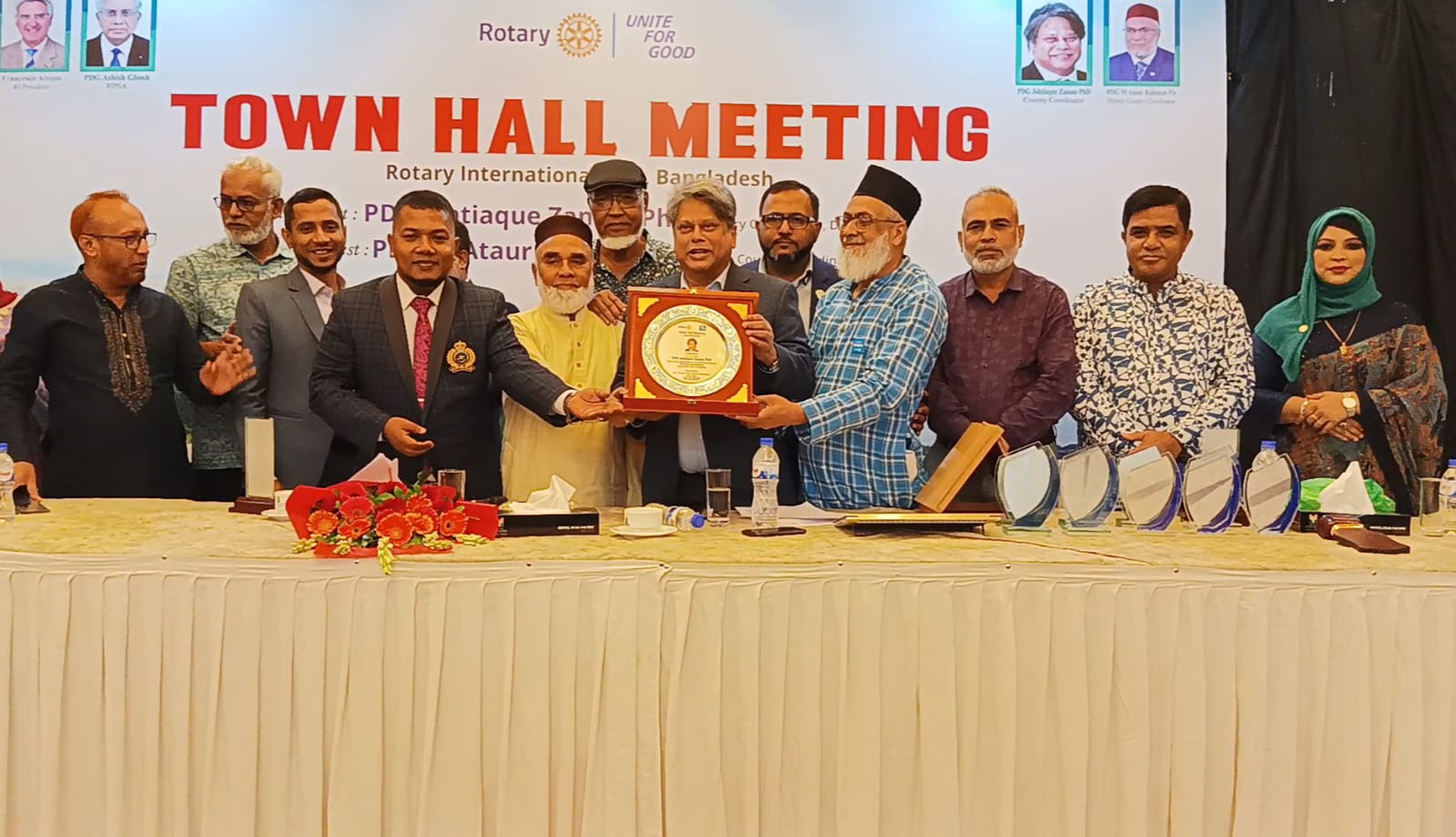 ৫৭টি ক্লাবের অংশগ্রহণে রোটারিয়ানদের টাউন হল: ঐক্য ও মূল্যবোধের বার্তা