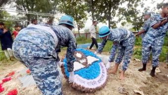 নিহত শিক্ষিকা মাসুকার কবরে বিমান বাহিনী ‘গার্ড অব অনার’