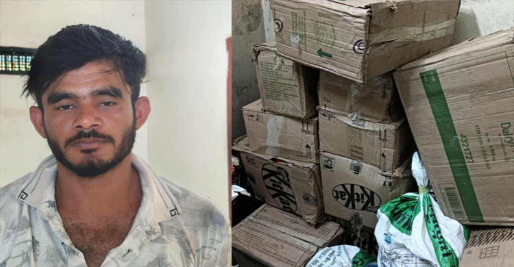 জৈন্তাপুরে ভা*রতীয় চকলেটসহ যুবক আ*টক