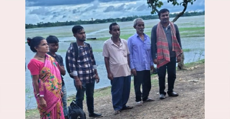 তাহিরপুর সীমান্তে অনুপ্রবেশকালে ৬ জন আ ট ক