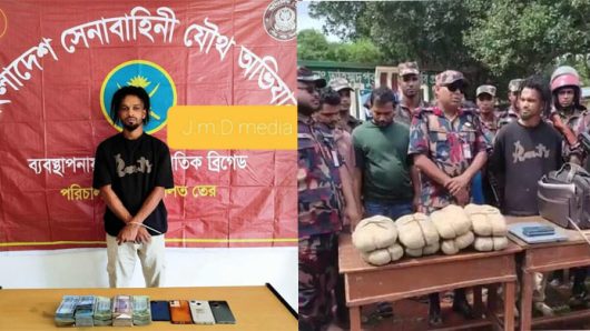 সেনাবাহিনী ও বি জি বি ‘র যৌথ অ ভি যা নে মা দ ক সম্রাট সাকিব আ ট ক