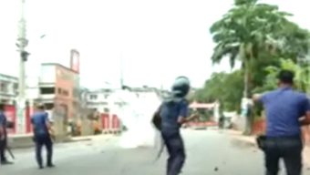 গোপালগঞ্জে এনসিপির সমাবেশ ও গাড়িবহরে হা ম লা, চলছে সং ঘ র্ষ