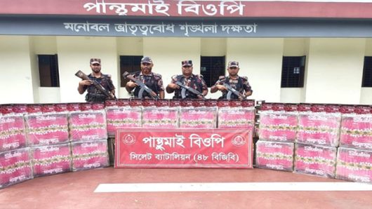 সিলেট ও সুনামগঞ্জে ২ কোটি টাকার পণ্য জ*ব্দ