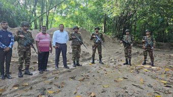 শ্রীমঙ্গলে ৫০০ ঘনফুট বালু জ*ব্দ