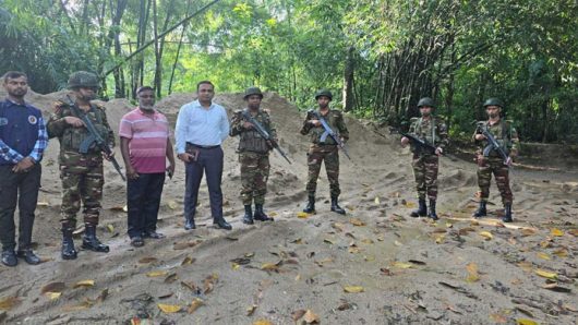 শ্রীমঙ্গলে ৫০০ ঘনফুট বালু জ*ব্দ
