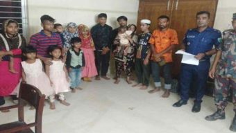 বড়লেখায় সীমান্ত দিয়ে ১৩ রোহিঙ্গাসহ ১৬ জনকে পুশইন বিএসএফ’র