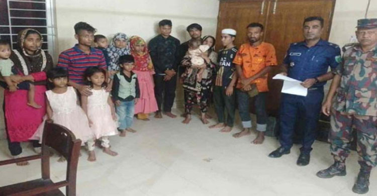বড়লেখায় সীমান্ত দিয়ে ১৩ রোহিঙ্গাসহ ১৬ জনকে পুশইন বিএসএফ’র
