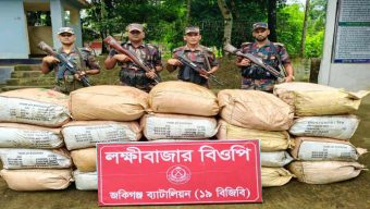 সিলেটে প্রায় ১২ লক্ষ টাকার ভা*রতীয় পণ্য জ*ব্দ