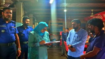 জৈন্তাপুরে ভোক্তা অধিকার আইনে অভি*যান, সুরুচি রেস্টুরেন্টকে জরি*মানা