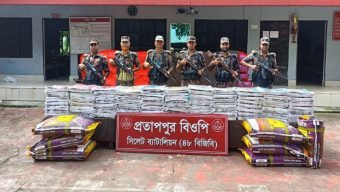 সিলেটে সোয়া ১ কোটি টাকার চো*রাই পণ্য জ*ব্দ