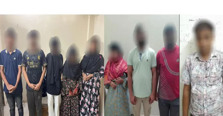 সিলেটের হোটেল থেকে ৯ নর-নারী আ ট ক