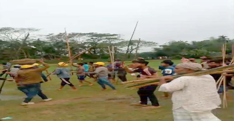 ফেসবুক পোস্ট ঘিরে ছাতকে দুই  চেয়ারম্যান প্রার্থীর সমর্থকদের সংঘর্ষে আহত ১৭