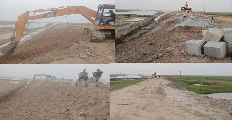 শাল্লার হাওরে স্থায়ী বাঁধ প্রকল্পে আদালতের ১৪৪ ধারা জারি