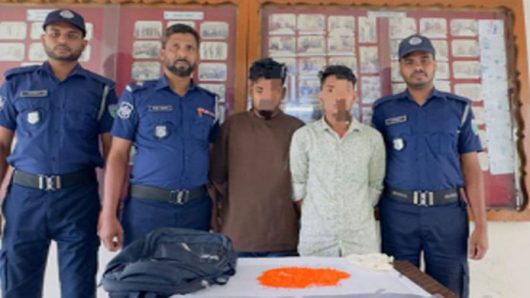 সিলেটের জকিগঞ্জে ইয়াবার বড় চালানসহ আ ট ক দুই