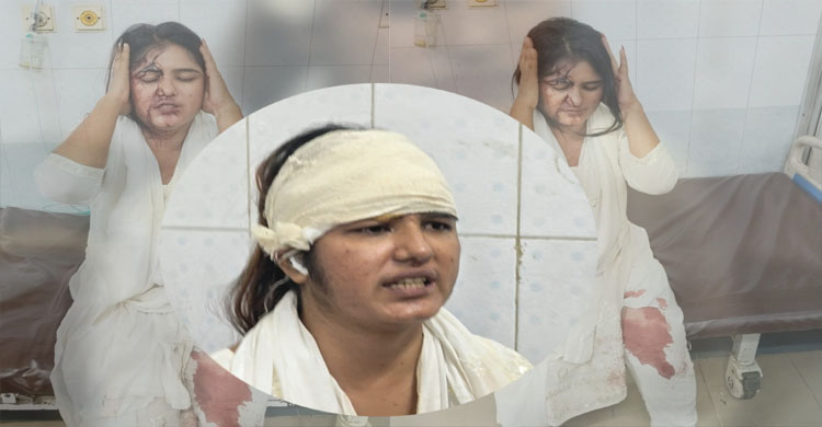 সিলেটে ঋণের টাকা চাওয়াতে নারীকে মারধরসহ হেনেস্তার অ ভি যো গ