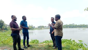 সিমজা’র মৎস্যচাষ প্রকল্পের প্রস্তাবিত স্থান পরিদর্শন