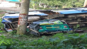 সিলেট সুনামগঞ্জ মহাসড়কে বাস সিএনজি সং ঘ র্ষে নি হ ত ২, গুরুতর আ হ ত ৭