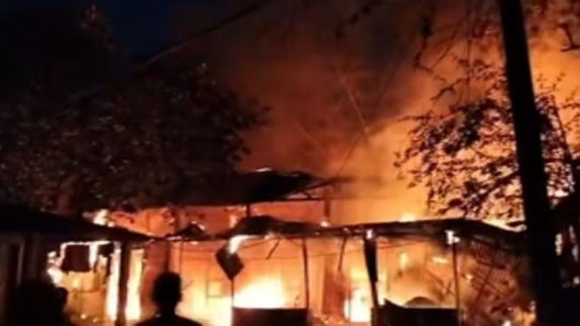 সুনামগঞ্জে অ-গ্নিকাণ্ডে ব্যাপক ক্ষ-তি, নিঃস্ব ছয় পরিবার