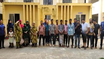 গোয়াইনঘাটে মা ন ব পা চা র চক্রের সদস্যসহ ১৯ জন আ ট ক