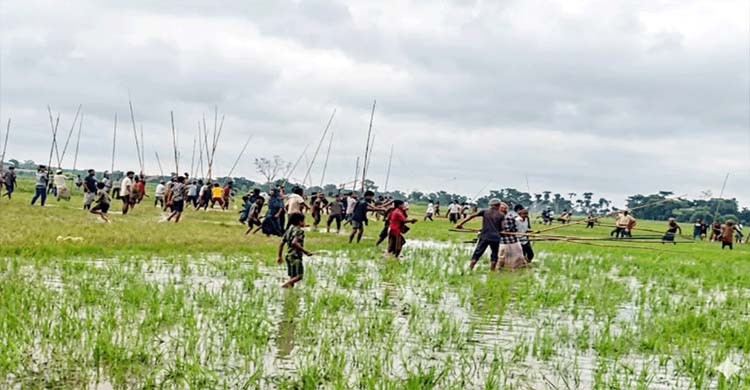 ছাতকে দুপক্ষের সং*ঘ*র্ষ, আ হ ত ৪০