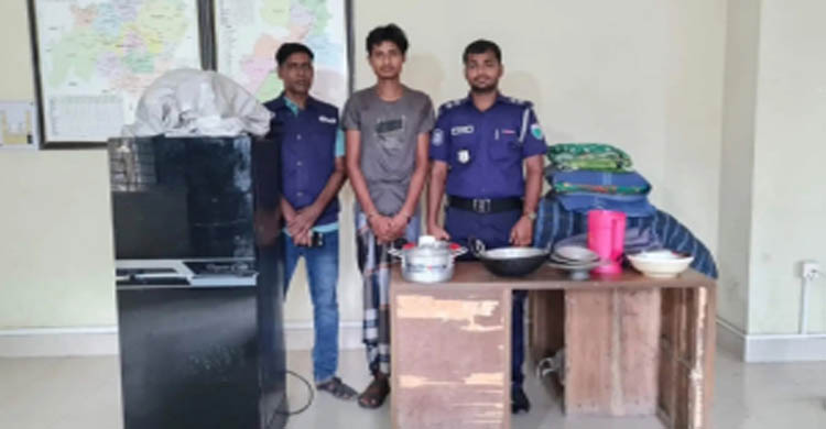 বড়লেখায় মালামাল উ*দ্ধারসহ চোর গ্রে ফ তা র
