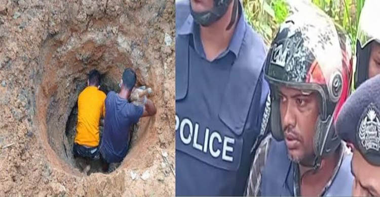 স্ত্রীকে হত্যা করে উঠানে পুঁতে রাখেন স্বামী
