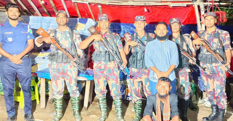 টাস্কফোর্সের অভিযানে জাফলংয়ে অবৈধভাবে বালু উত্তোলনের দায়ে কারাদণ্ড