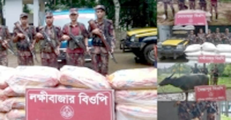 ১৯ বি জি বি’র অ*ভিযানে ১ কোটি ৭ লাখ টাকার ভা র তী য় চোরাচালানি মালামাল জ*ব্দ