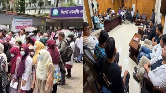 ওসমানীতে ইন্টার্ন চিকিৎসকদের ধর্মঘট প্রত্যাহার, কাজে ফিরবেন শনিবার