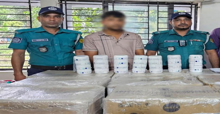 সোবহানীঘাটে ৯শ’ পিস ভারতীয় ক্রিমসহ যুবক আটক