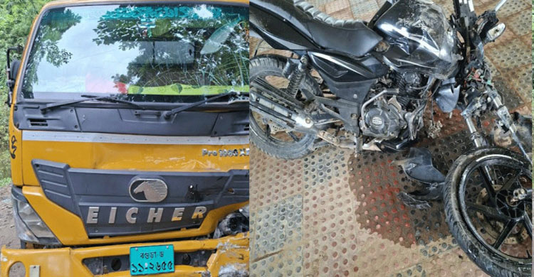 জৈন্তাপুরে ট্রাকের ধাক্কায় যুবক নি হ ত