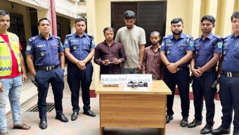 মৌলভীবাজারে ইয়াবা ও নগদ ৪ লাখ ৪০ হাজার টাকাসহ গ্রে প্তা র ৩