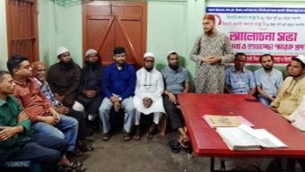 যানজট ও অ/বৈধ পার্কিং দূরীকরণে মানব ডিভাইডার কর্মসূচি