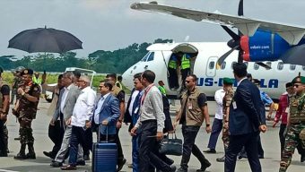 সিলেট পৌঁছেছেন রাষ্ট্রপতি