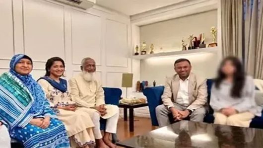 বাঁধনের বাসায় পররাষ্ট্র প্রতিমন্ত্রী