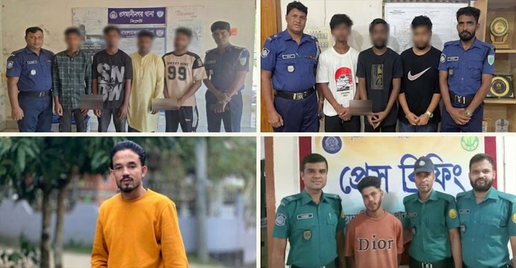 সিলেটে ২ দিনে ছাত্রলীগের ৯ নেতাকর্মী আ ট ক