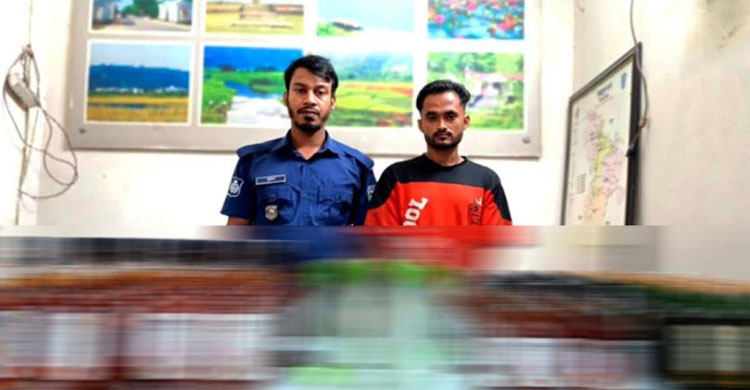 জৈন্তাপুরে অটোরিকশাসহ ৯৬ বোতল মদ জব্দ ,চালক গ্রেফতার