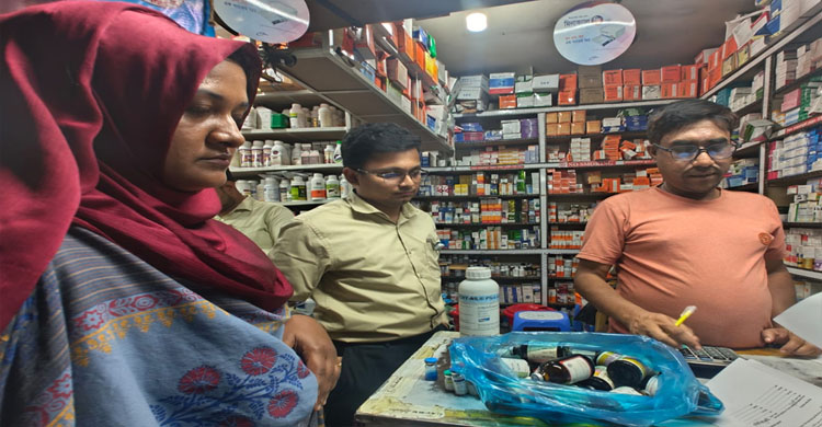 সিলেটে সরকারি ওষুধ বিক্রি, অর্ধলক্ষ টাকা জরিমানা