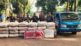 সিলেটে জ ব্দ ৭২ লাখ টাকার পণ্য